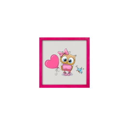 Wallity Cuadro Decorativo Enmarcado Multicolor 32 x 32 cm